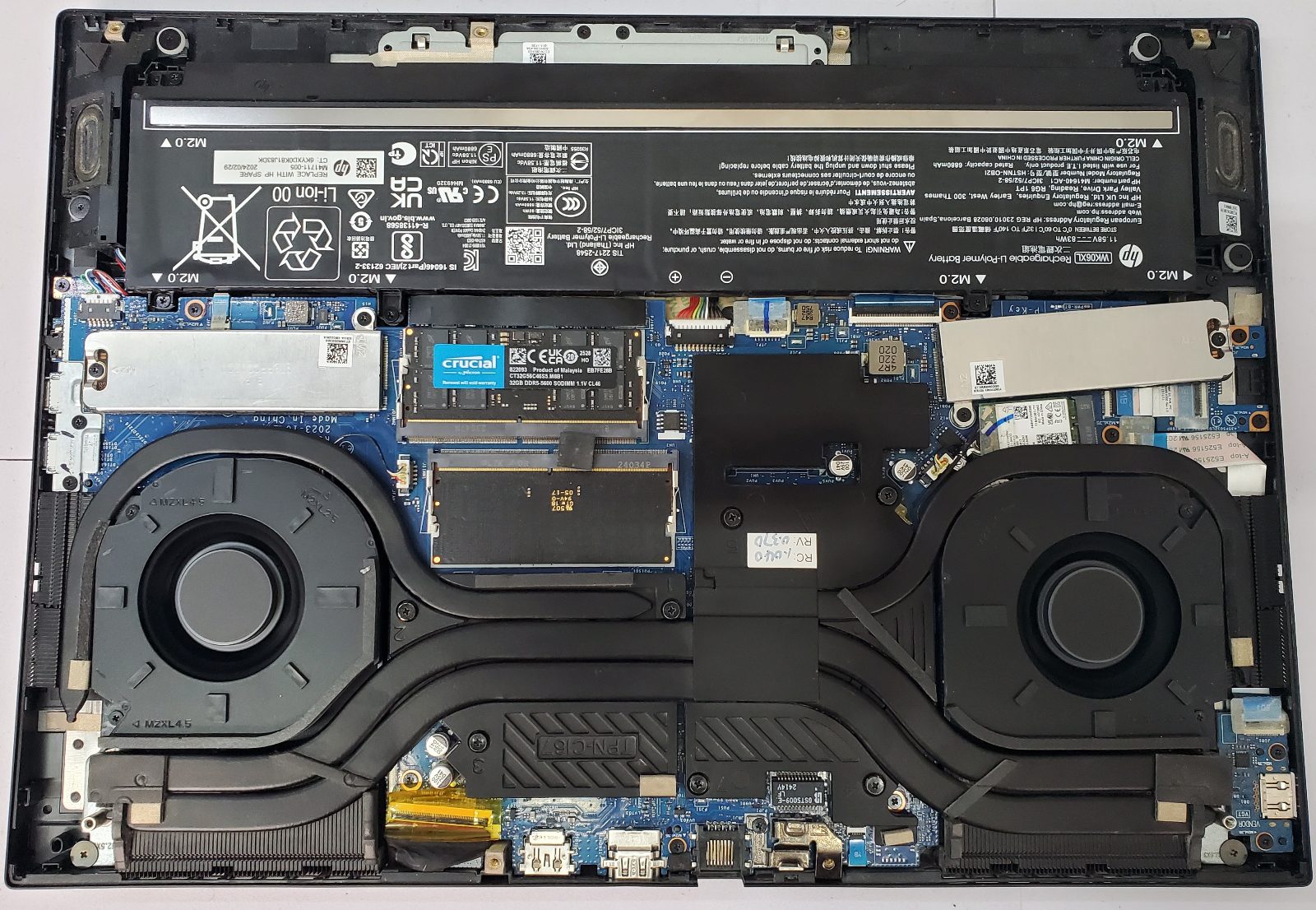 HP OMEN Gaming Laptop Cooling Fan Replacement & Thermal paste MX-4
